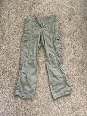Thrifted Y2K Green Cargo Pants